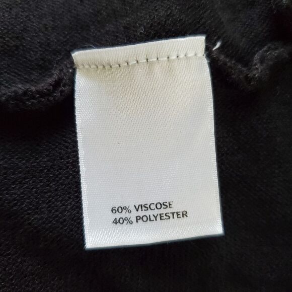 🌹 HALOGEN 🌹 Cowl Neck Long Sleeve Knit Top - [Medium, Black] - Picture 10 of 11